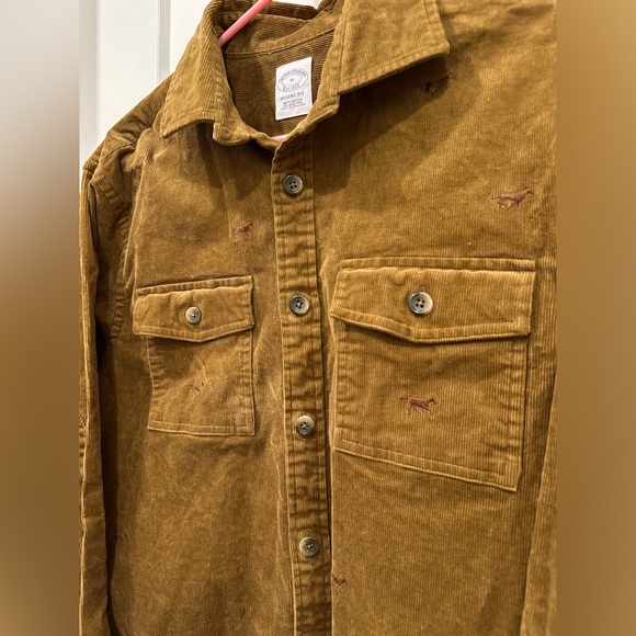 Embroidered Brooks Brothers Corduroy Button Down - Picture 2 of 5